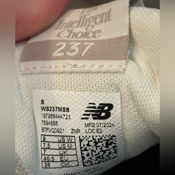 WOMEN'S NEW BALANCE WS237 SNEAKERS - Picture 8 of 8